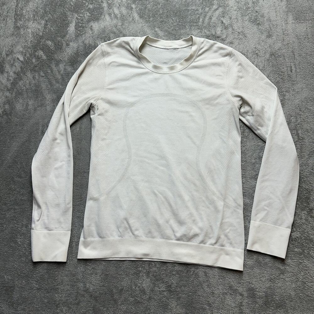 Lululemon Swiftly Tech Long-Sleeve Shirt 2.0 Women Size 4 White